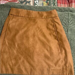 Suede Mini skirt